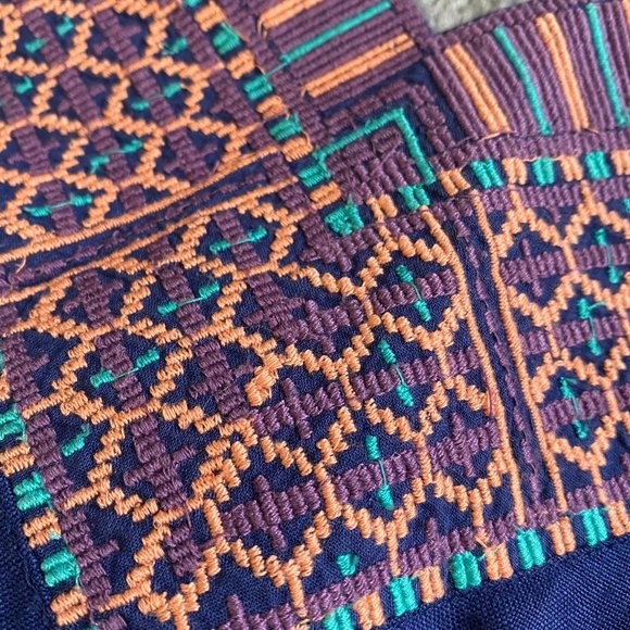 Ecote Strapless and Embroidered Dress in Blue Barbiecore MEDIUM - Picture 9 of 10